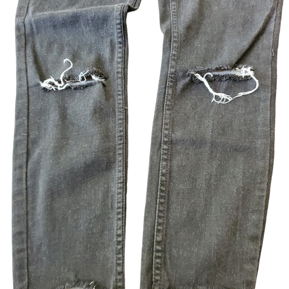 Free People Black Distressed Jeans 27 - Picture 4 of 8